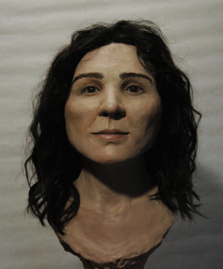Reconstrucción del rostro de Elba. Reconstrucción del rostro de Elba.