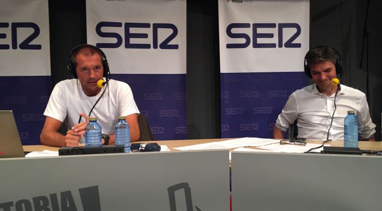 Pellegrino charla con Manu Carreño en El Larguero de la Cadena SER desde Vitoria Pellegrino charla con Manu Carreño en El Larguero de la Cadena SER desde Vitoria