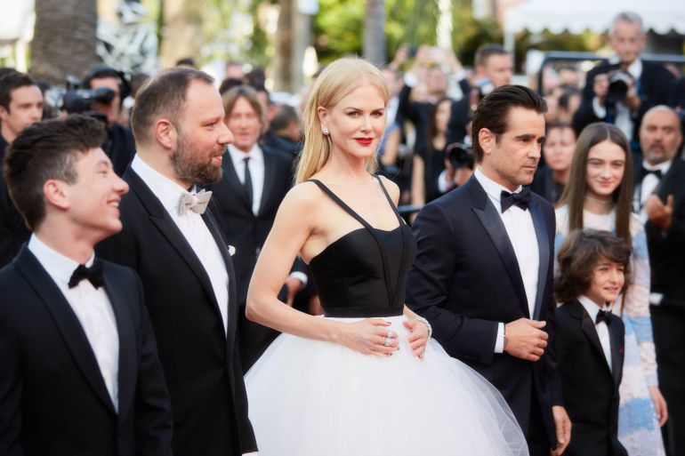 El director Yorgos Lanthimos, la actriz Nicole Kidman y los actores Colin Farrell y Sunny Suljic, en la presentación de 'The Killing Of A Sacred Deer' El director Yorgos Lanthimos, la actriz Nicole Kidman y los actores Colin Farrell y Sunny Suljic, en la presentación de 'The Killing Of A Sacred Deer'