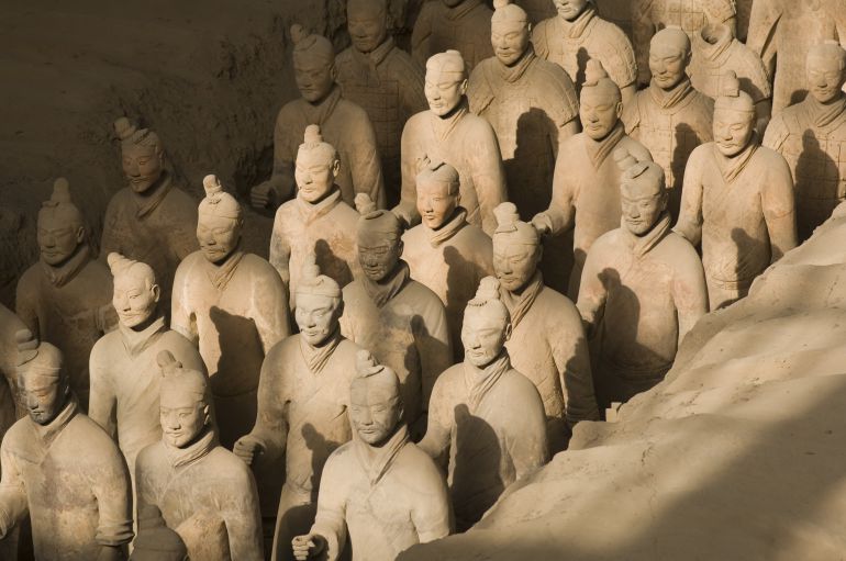 Los guerreros de terracotta de Xian Los guerreros de terracotta de Xian