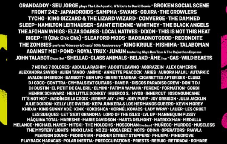 Cartel del Primavera Sound 2017. Cartel del Primavera Sound 2017.