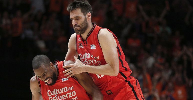 Fernando San Emeterio, durante las semifinales ante Baskonia Fernando San Emeterio, durante las semifinales ante Baskonia