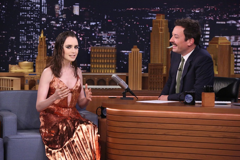 La actriz Lilly Collins en la promoción de "To the bone" La actriz Lilly Collins en la promoción de "To the bone"