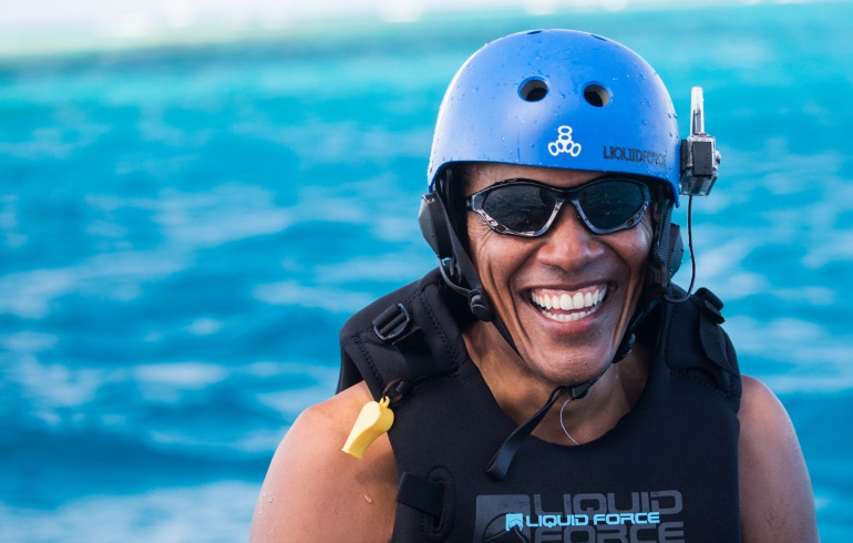 Obama disfrutando de las vacaciones Obama disfrutando de las vacaciones