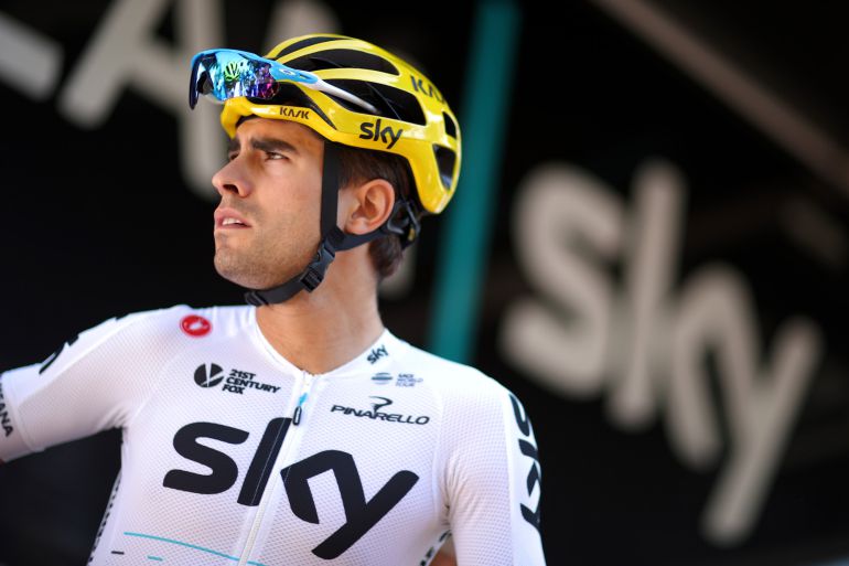 Mikel Landa durante el Tour de Francia. Mikel Landa durante el Tour de Francia.