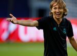Soccer Football - Real Madrid Training - Skopje, Macedonia - August 7, 2017 Real Madrid's Luka Modric during training REUTERS/Peter Cziborra