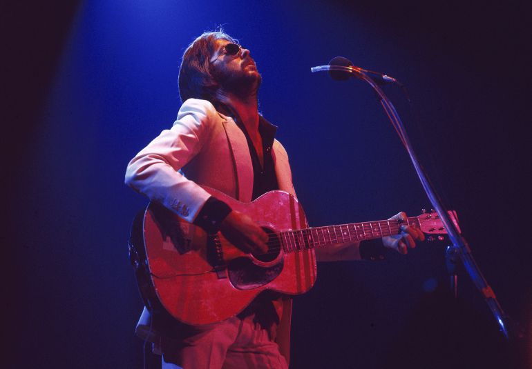 Eric Clapton durante una actuación en los años setenta Eric Clapton durante una actuación en los años setenta