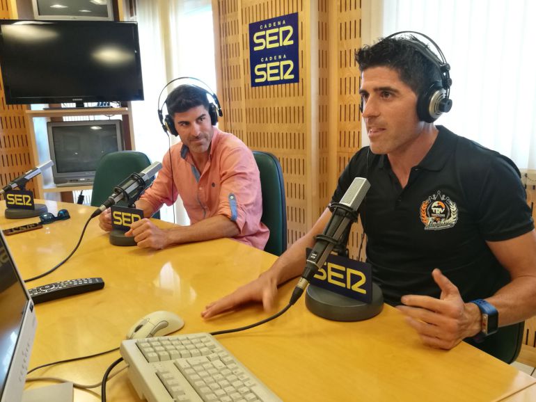 Jorge y Kiko Montoro en los estudios de Cadena SER Málaga. Jorge y Kiko Montoro en los estudios de Cadena SER Málaga.