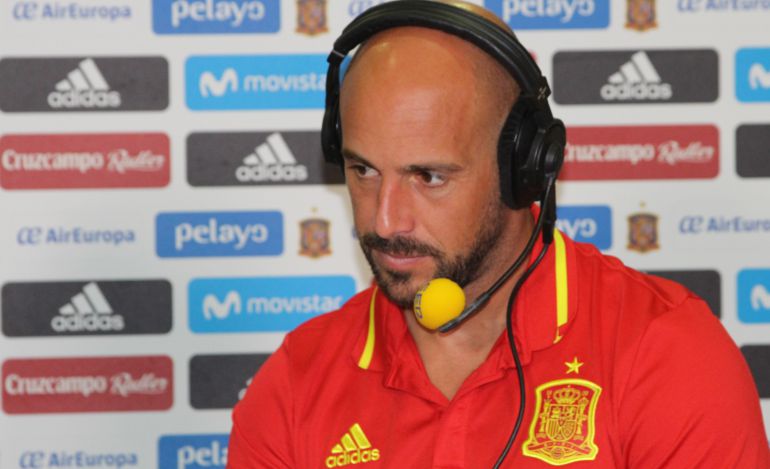 Pepe Reina durante su entrevista en El Larguero Pepe Reina durante su entrevista en El Larguero