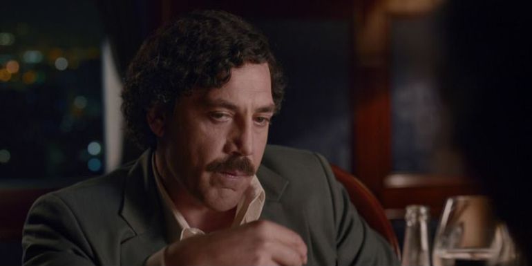 El actor español Javier Bardem durante una secuencia del la obra cinematográfica 'Loving Pablo'. El actor español Javier Bardem durante una secuencia del la obra cinematográfica 'Loving Pablo'.