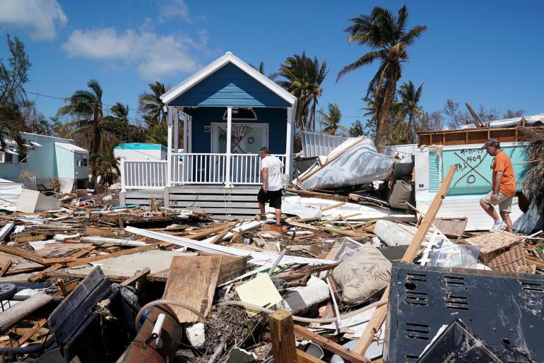 Los destrozos causados por el huracán Irma. Los destrozos causados por el huracán Irma.