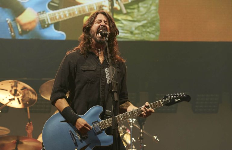 El líder de Foo Fighters, Dave Grohl, durante un concierto en el festival de Berlín. El líder de Foo Fighters, Dave Grohl, durante un concierto en el festival de Berlín.