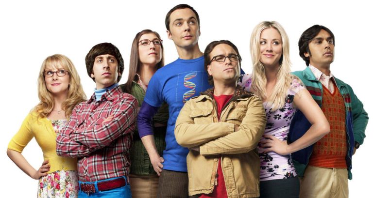 De izquierda a derecha, Bernadette, Howard, Amy, Sheldon, Leonard, Penny y Rajesh De izquierda a derecha, Bernadette, Howard, Amy, Sheldon, Leonard, Penny y Rajesh