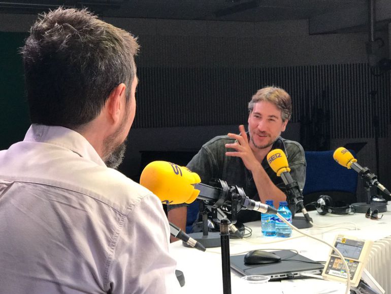 Alberto Ammann en los estudios de la SER Alberto Ammann en los estudios de la SER
