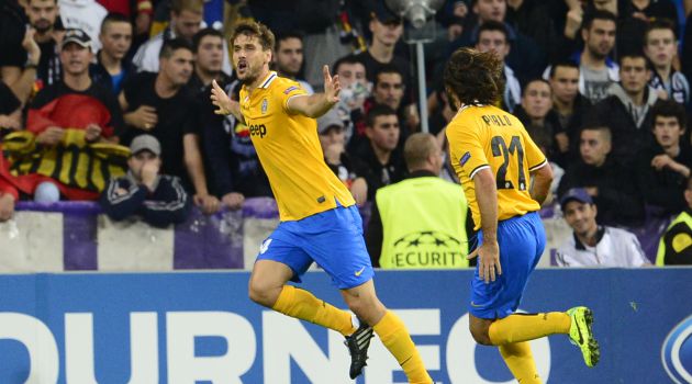 Fernando Llorente celebra un gol con la Juventus en el Bernabéu Fernando Llorente celebra un gol con la Juventus en el Bernabéu