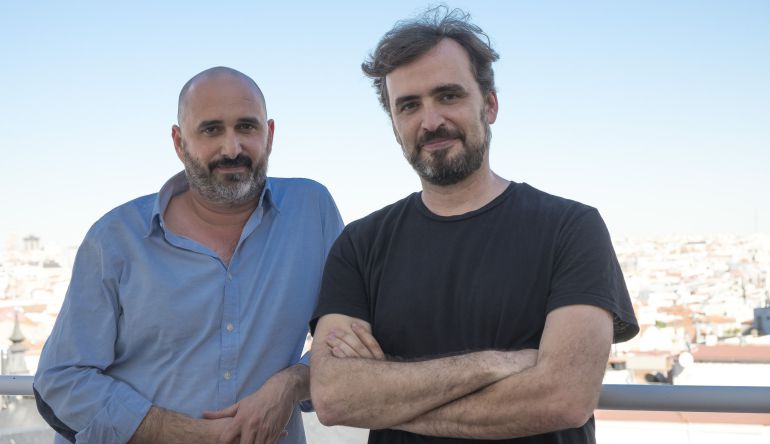 Jorge y Alberto Sánchez-Cabezudo, en la terraza de la Cadena SER Jorge y Alberto Sánchez-Cabezudo, en la terraza de la Cadena SER