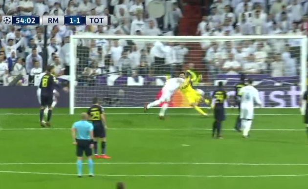 Jugada que termina con el paradón de Lloris Jugada que termina con el paradón de Lloris