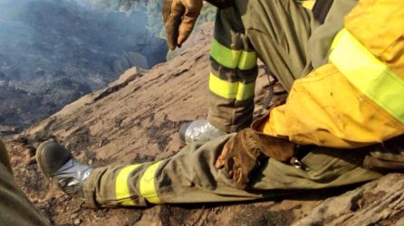 "Un monte limpio no arde" "Un monte limpio no arde"