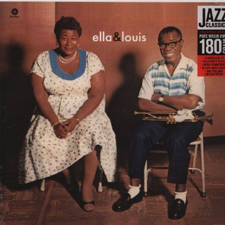 Portada del disco conjunto de Ella Fitzgerald y Louis Armstrong Portada del disco conjunto de Ella Fitzgerald y Louis Armstrong