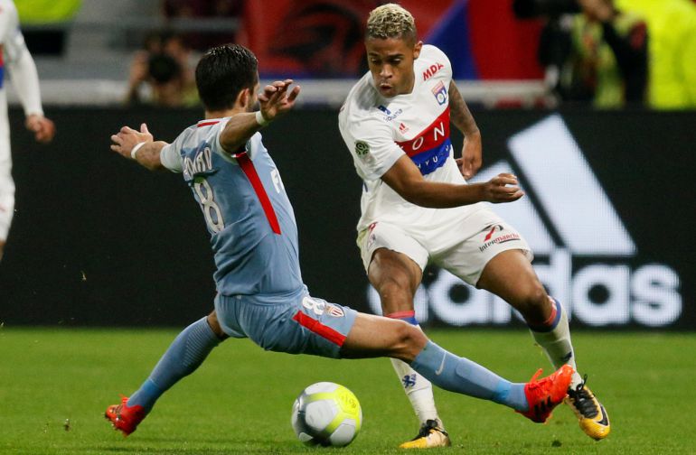 Mariano durante su partido ante el Mónaco Mariano durante su partido ante el Mónaco