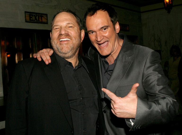El productor Harvey Weinstein junto al director Quentin Tarantino El productor Harvey Weinstein junto al director Quentin Tarantino