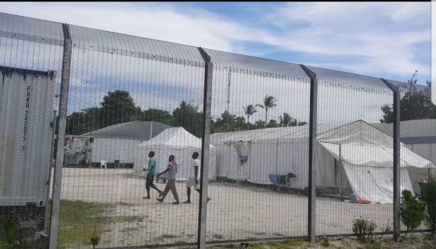 El centro de detención de Manus. El centro de detención de Manus.