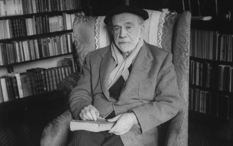 El escritor Pío Baroja en 1956 El escritor Pío Baroja en 1956