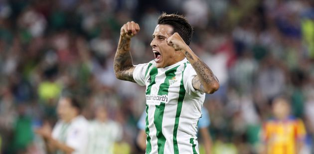 Tello celebra un gol. Imagen de archivo Tello celebra un gol. Imagen de archivo