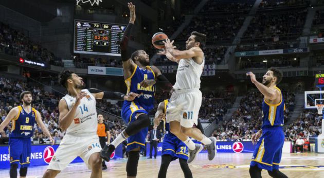 Partido entre el Real Madrid y el Khimki de Euroliga Partido entre el Real Madrid y el Khimki de Euroliga