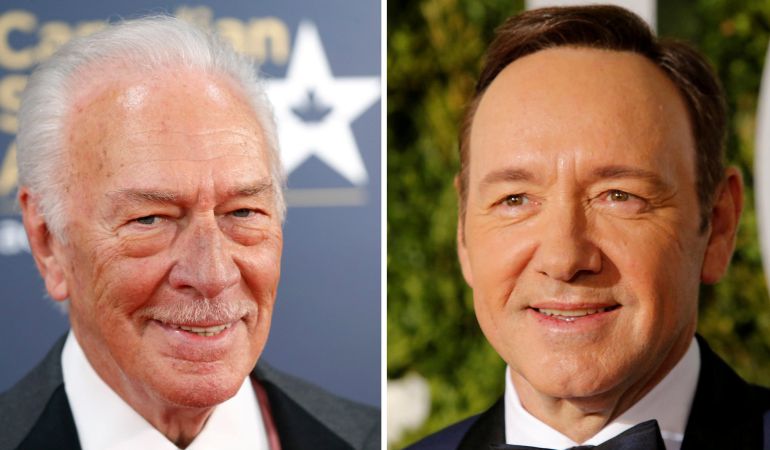 El actor Christopher Plummer toma el testigo de Kevin Spacey. El actor Christopher Plummer toma el testigo de Kevin Spacey.