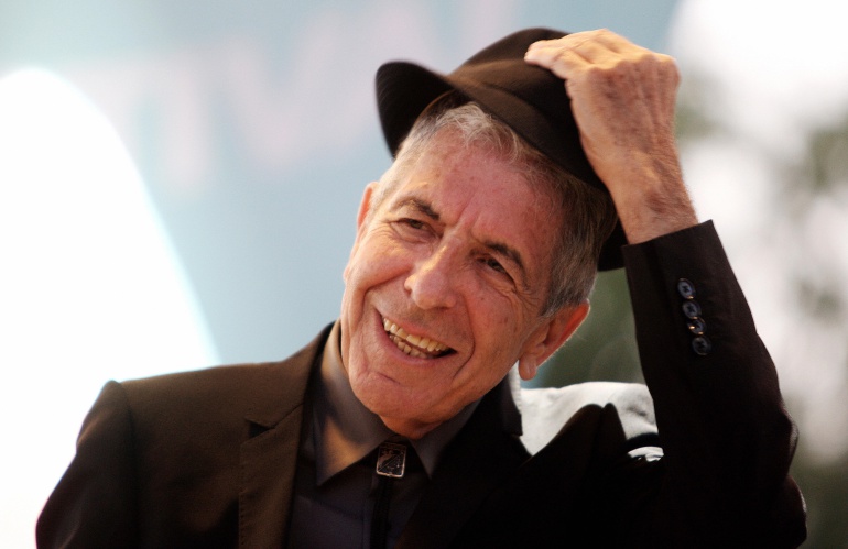 El cantautor Leonard Cohen El cantautor Leonard Cohen