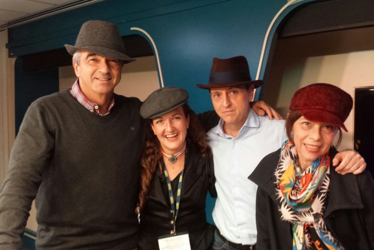 Carles Francino, Henar Iglesias, Roberto Sánchez y Susana Polita Carles Francino, Henar Iglesias, Roberto Sánchez y Susana Polita