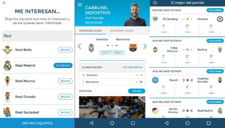 Vive toda la emoción del deporte con la aplicación de 'Carrusel Deportivo'
