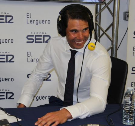 Rafa Nadal, en 'El Larguero'. Rafa Nadal, en 'El Larguero'.