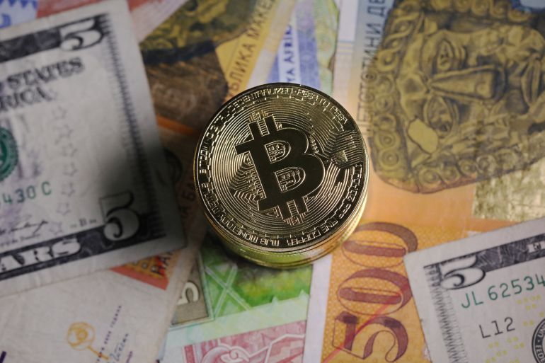 A visual representation of the digital Cryptocurrency, Bitcoin alongside a selection of fiat currencies on December 07, 2017 in London, England. Cryptocurrencies including Bitcoin, Ethereum, and Lightcoin have seen unprecedented growth in 2017, despite remaining extremely volatile. While digital currencies across the board have divided opinion between financial institutions, and now have a market cap of around 175 Billion USD, the crypto sector coninues to grow, as it continues to see wider mainstreem adoption. The price of one Bitcoin passed 15,000 USD across many exchanges today taking it higher than previous all time highs A visual representation of the digital Cryptocurrency, Bitcoin alongside a selection of fiat currencies on December 07, 2017 in London, England. Cryptocurrencies including Bitcoin, Ethereum, and Lightcoin have seen unprecedented growth in 2017, despite remaining extremely volatile. While digital currencies across the board have divided opinion between financial institutions, and now have a market cap of around 175 Billion USD, the crypto sector coninues to grow, as it continues to see wider mainstreem adoption. The price of one Bitcoin passed 15,000 USD across many exchanges today taking it higher than previous all time highs
