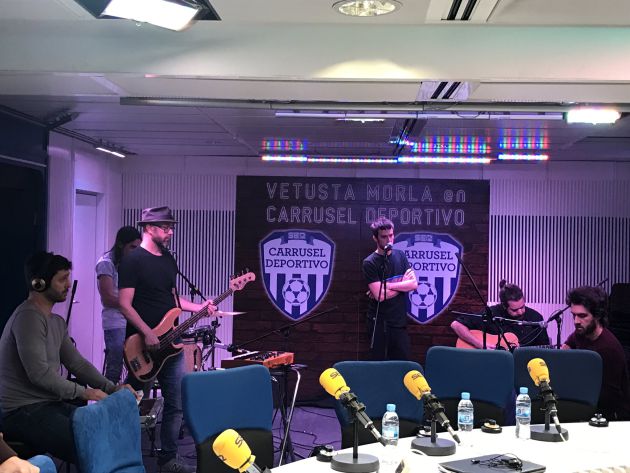 Vetusta Morla, en los estudios de la SER Vetusta Morla, en los estudios de la SER
