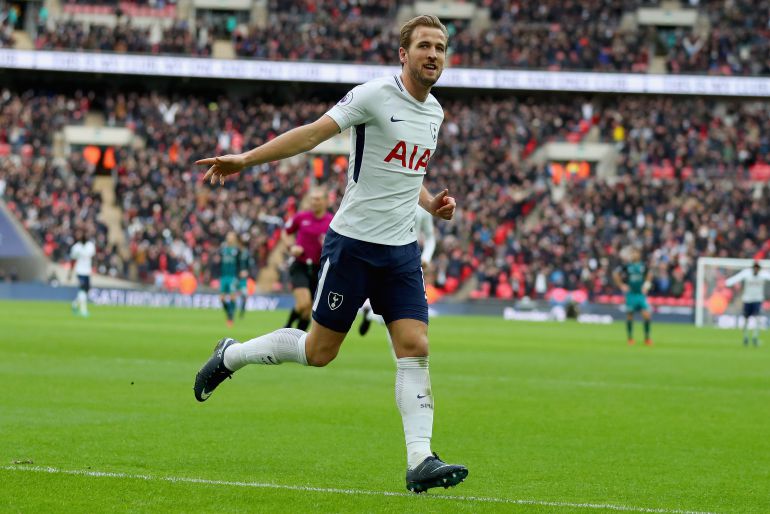 Harry Kane celebra un gol con el Tottenham Harry Kane celebra un gol con el Tottenham