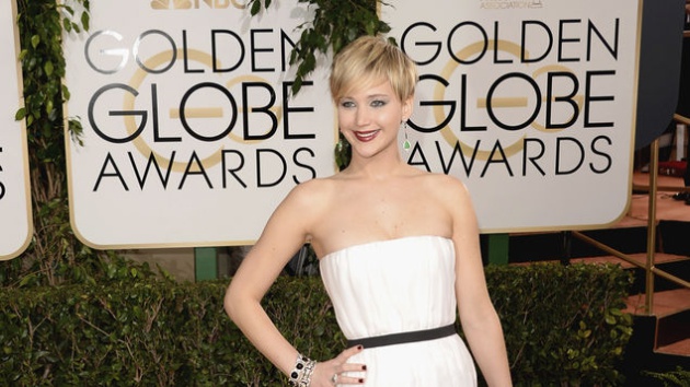 Jennifer Lawrence, durante la alfombra roja de los Globos de Oro 2014. Jennifer Lawrence, durante la alfombra roja de los Globos de Oro 2014.