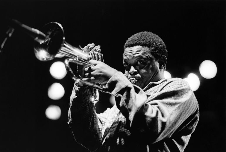 Hugh Masekela, el músico sudafricano, en una actuacion en fecha sin determinar Hugh Masekela, el músico sudafricano, en una actuacion en fecha sin determinar