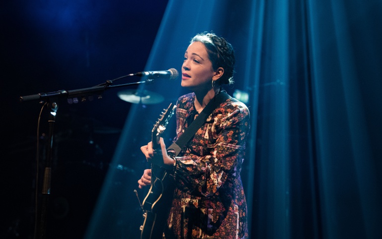 Natalia Lafourcade durante la presentación de su nuevo disco en la sala Bataclan de París Natalia Lafourcade durante la presentación de su nuevo disco en la sala Bataclan de París