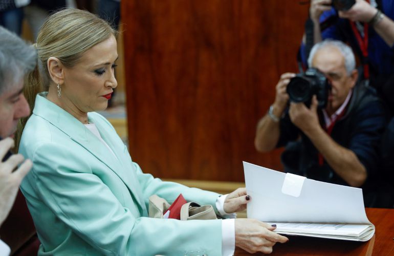La presidenta de la Comunidad de Madrid, Cristina Cifuentes La presidenta de la Comunidad de Madrid, Cristina Cifuentes