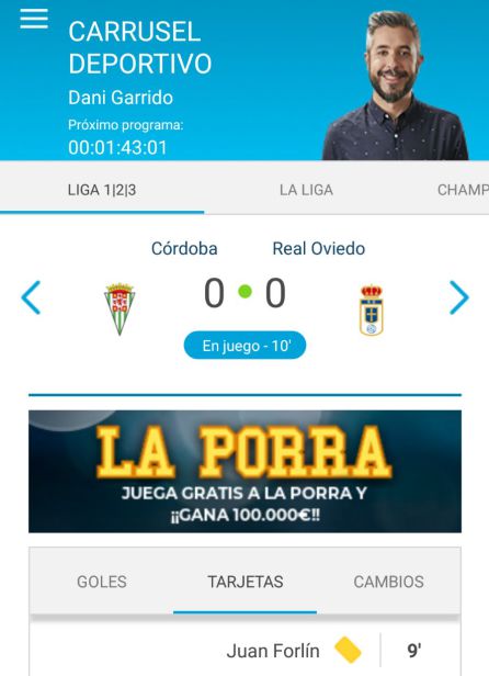 Puedes jugar gratis a la porra de 'Carrusel' en la app del programa. Puedes jugar gratis a la porra de 'Carrusel' en la app del programa.