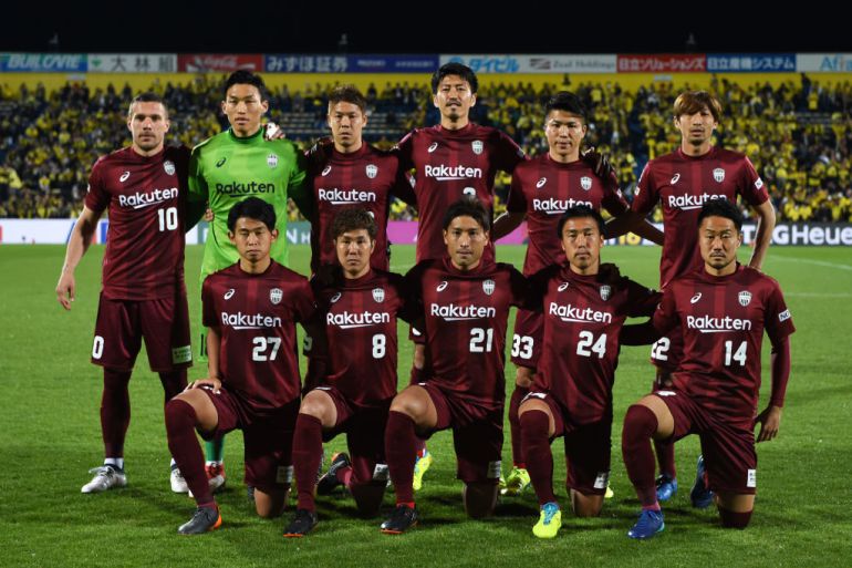 Foto de equipo del Vassel Kobe, próximo equipo de Andrés Iniesta Foto de equipo del Vassel Kobe, próximo equipo de Andrés Iniesta