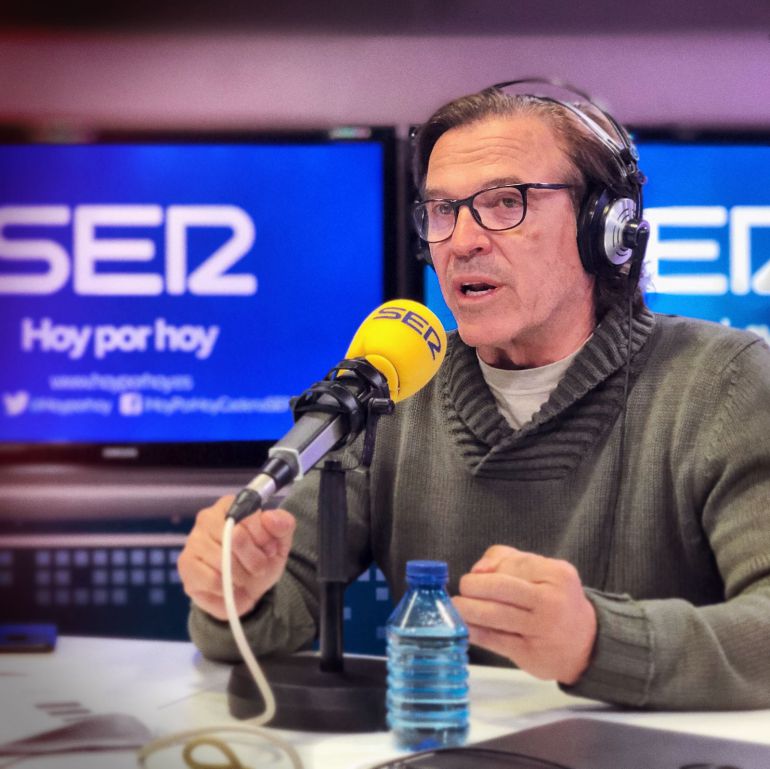 Pepe Navarro en los estudios de la Cadena SER. Pepe Navarro en los estudios de la Cadena SER.