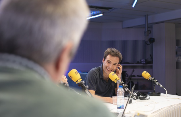 Ricardo Gómez durante su entrevista en La Ventana con Carles Francino Ricardo Gómez durante su entrevista en La Ventana con Carles Francino