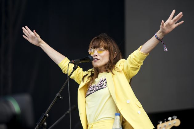 La Bien Querida, durante su concierto en el Primavera Sound. La Bien Querida, durante su concierto en el Primavera Sound.
