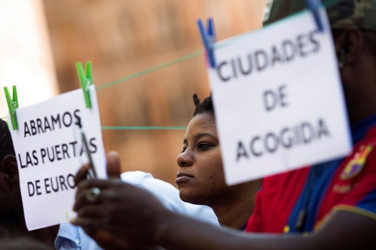 Día Mundial de los Refugiados en la Plaza de España de Zaragoza Día Mundial de los Refugiados en la Plaza de España de Zaragoza