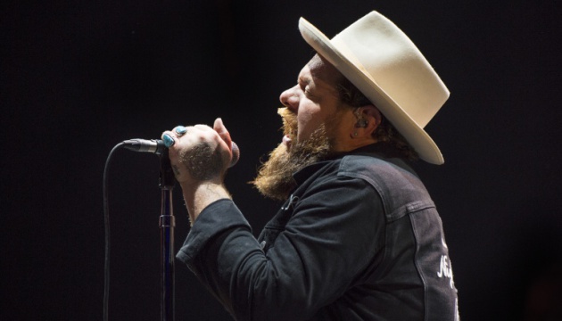 Nathaniel Rateliff durante una actuación en Nueva Orleans en 2017 Nathaniel Rateliff durante una actuación en Nueva Orleans en 2017