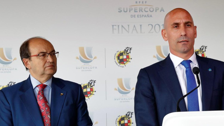 Tenso enfrentamiento entre Luis Rubiales y Pepe Castro