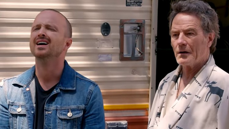 El surrealista reencuentro de los actores de 'Breaking bad' en un corto benéfico